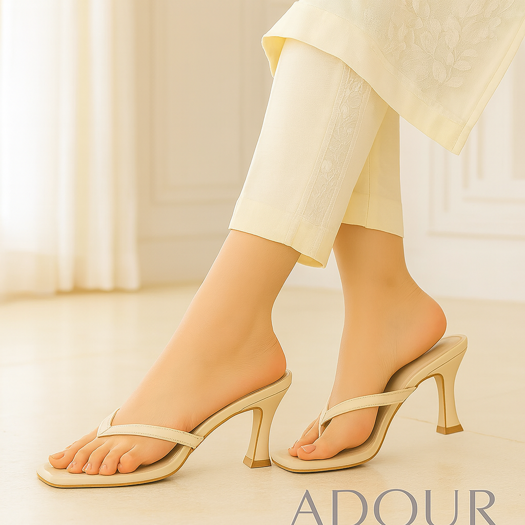 Amour 2 inches heel AD6 Cream