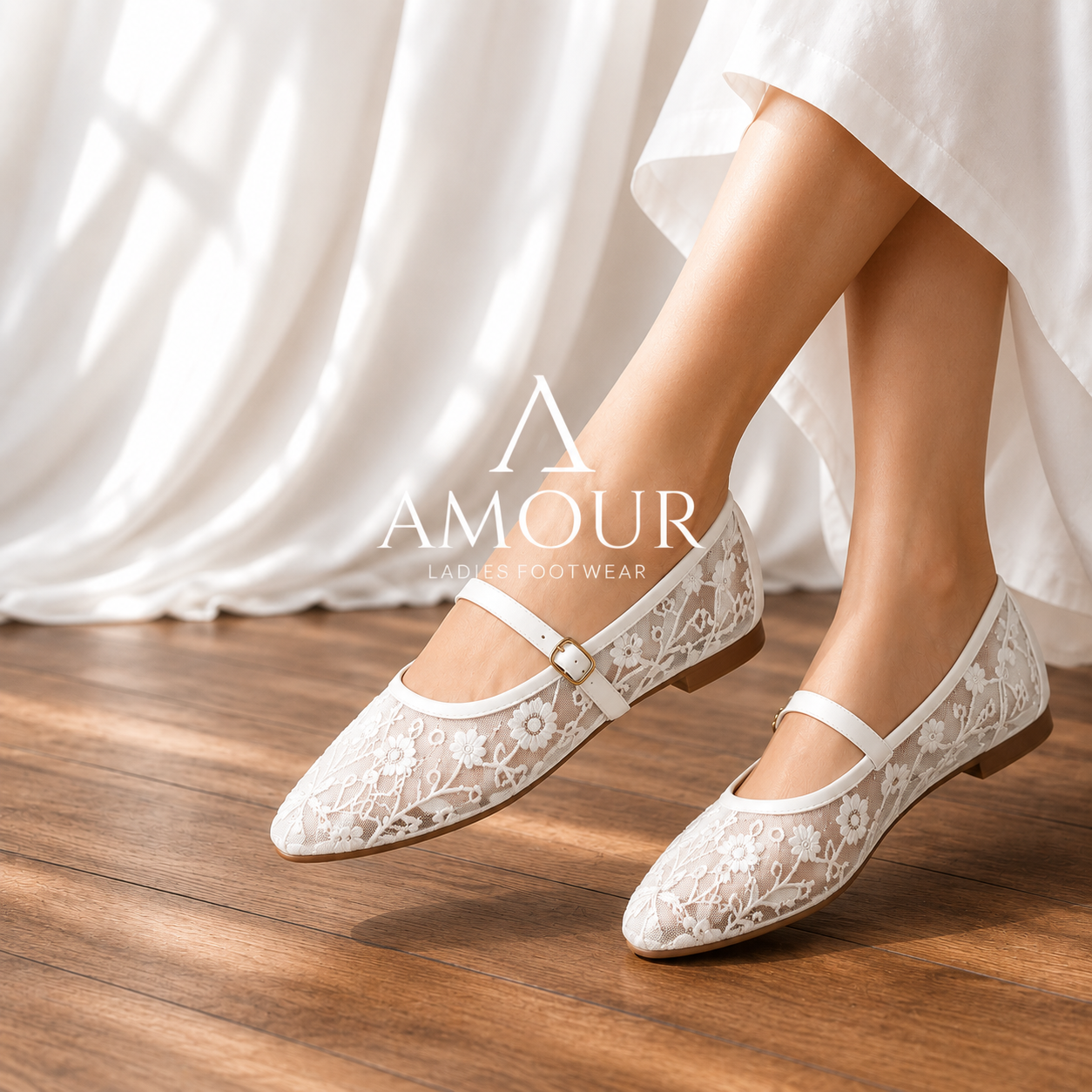 Amour Shoes WS02 White