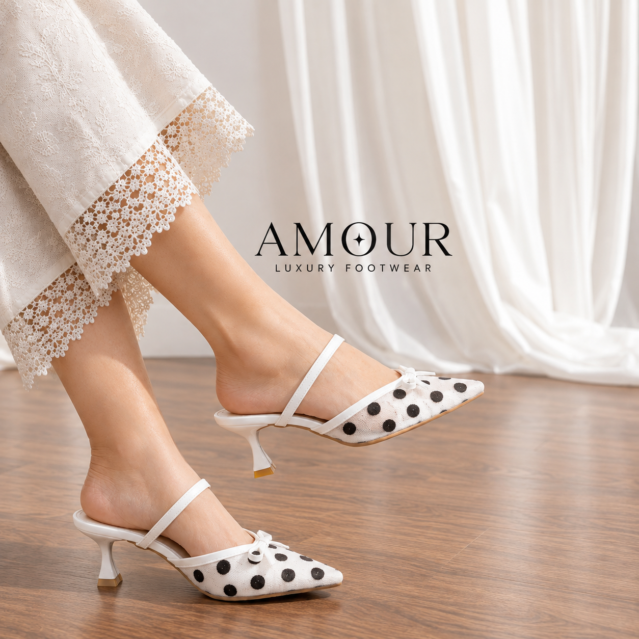 Amour Shoes WS20 White