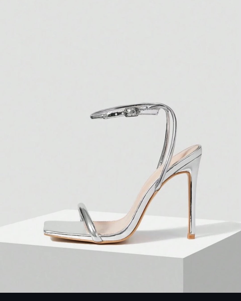 Amour Heel AD95 3 INCH Silver