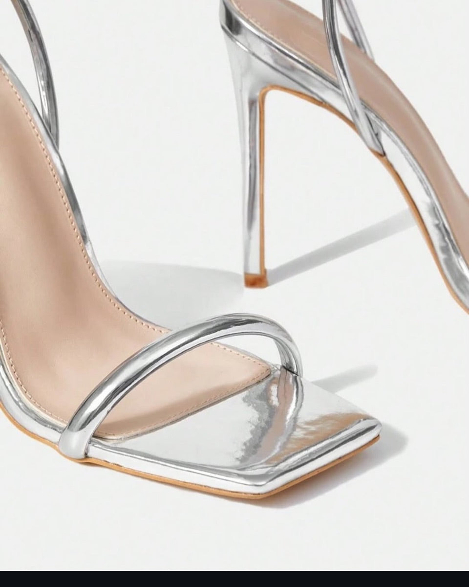 Amour Heel AD95 3 INCH Silver