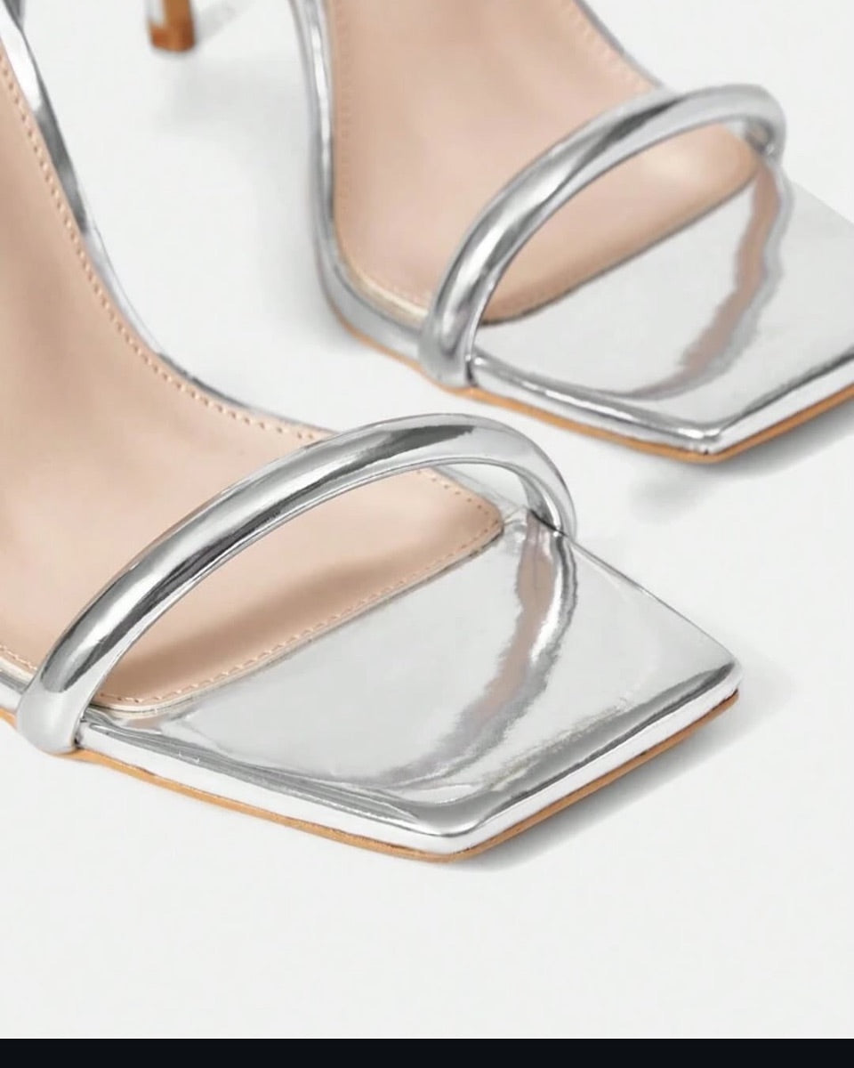 Amour Heel AD95 3 INCH Silver