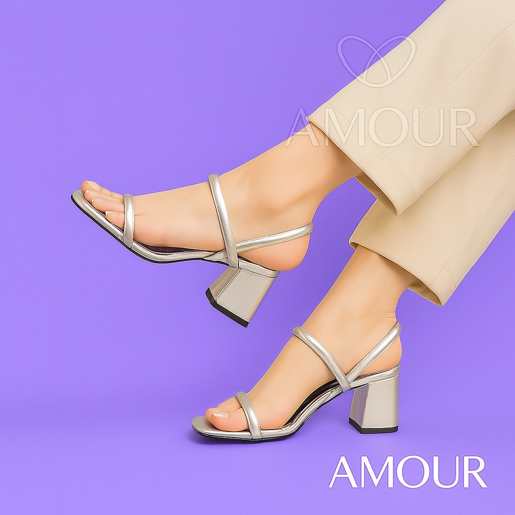 Amour Heel AD41 Silver