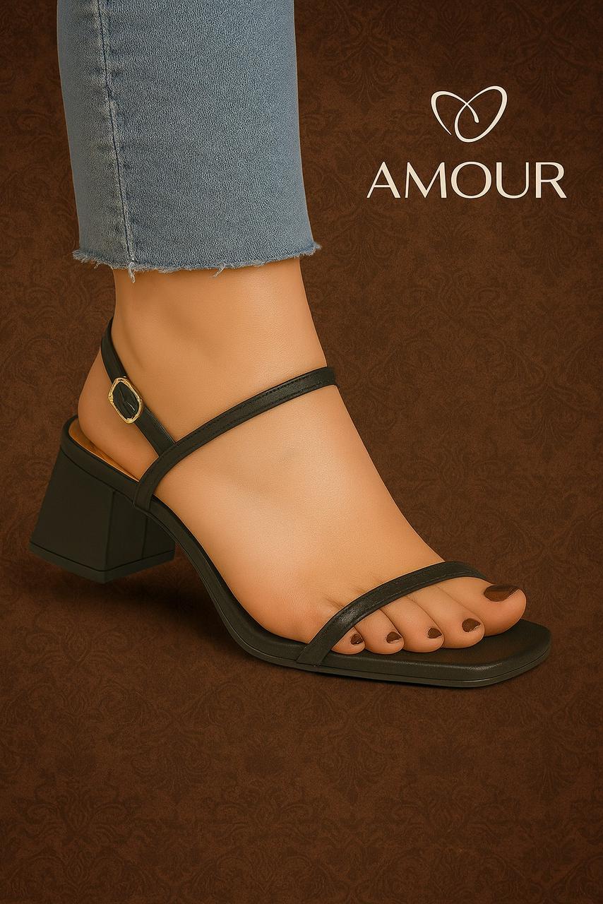 Amour mini heel ad44 Black
