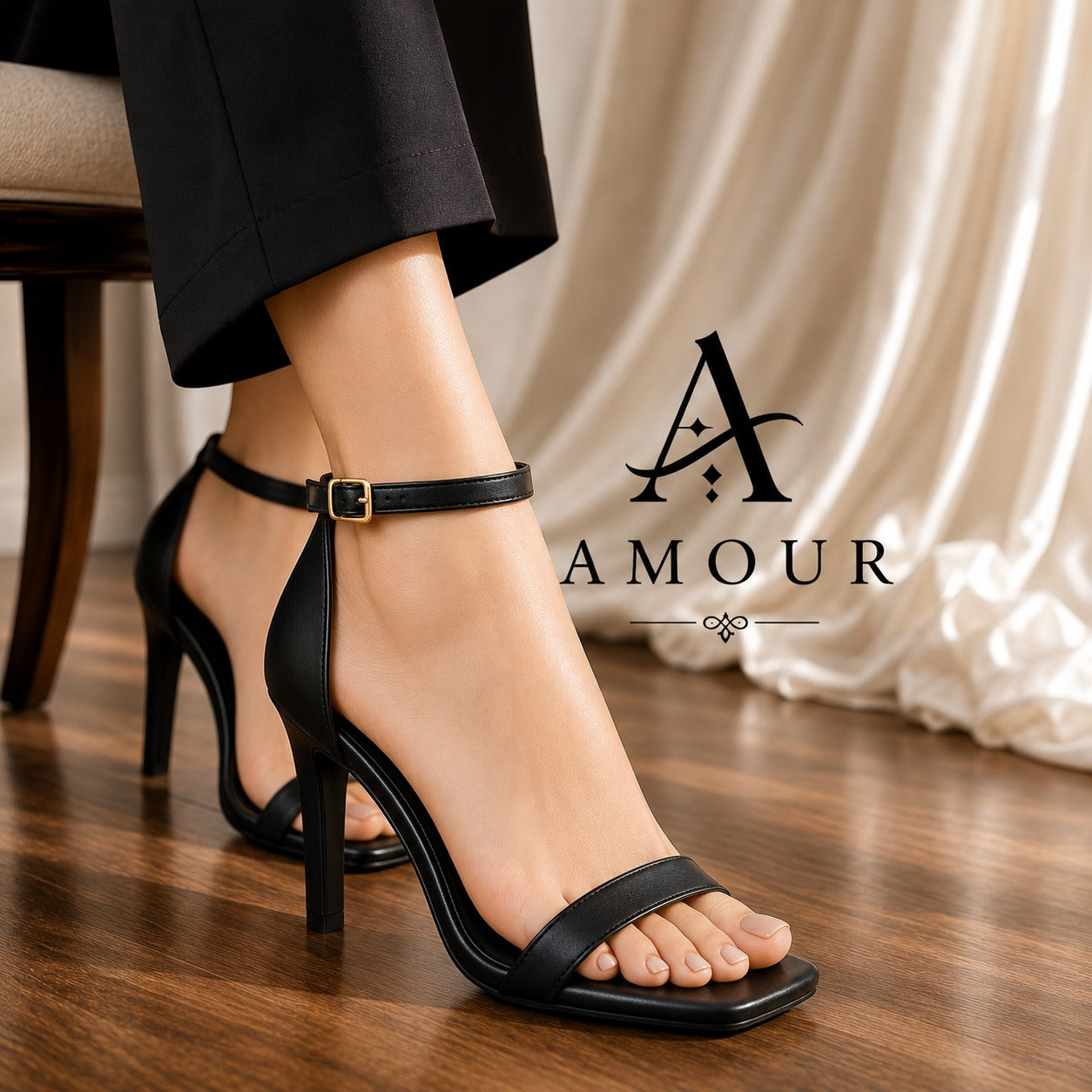 Amour Heels 2 Inch AD9 Black