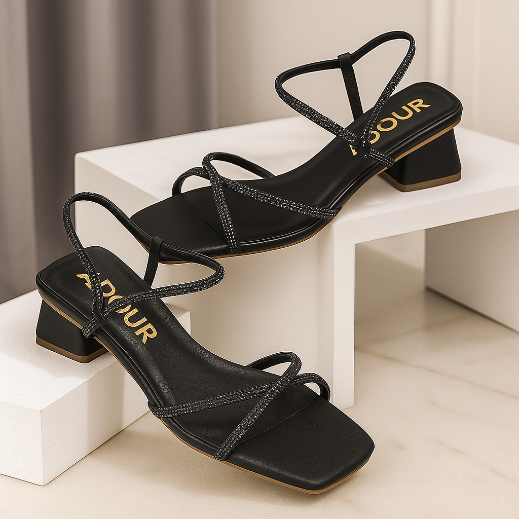 Amour 2 inches heel AD12 Black