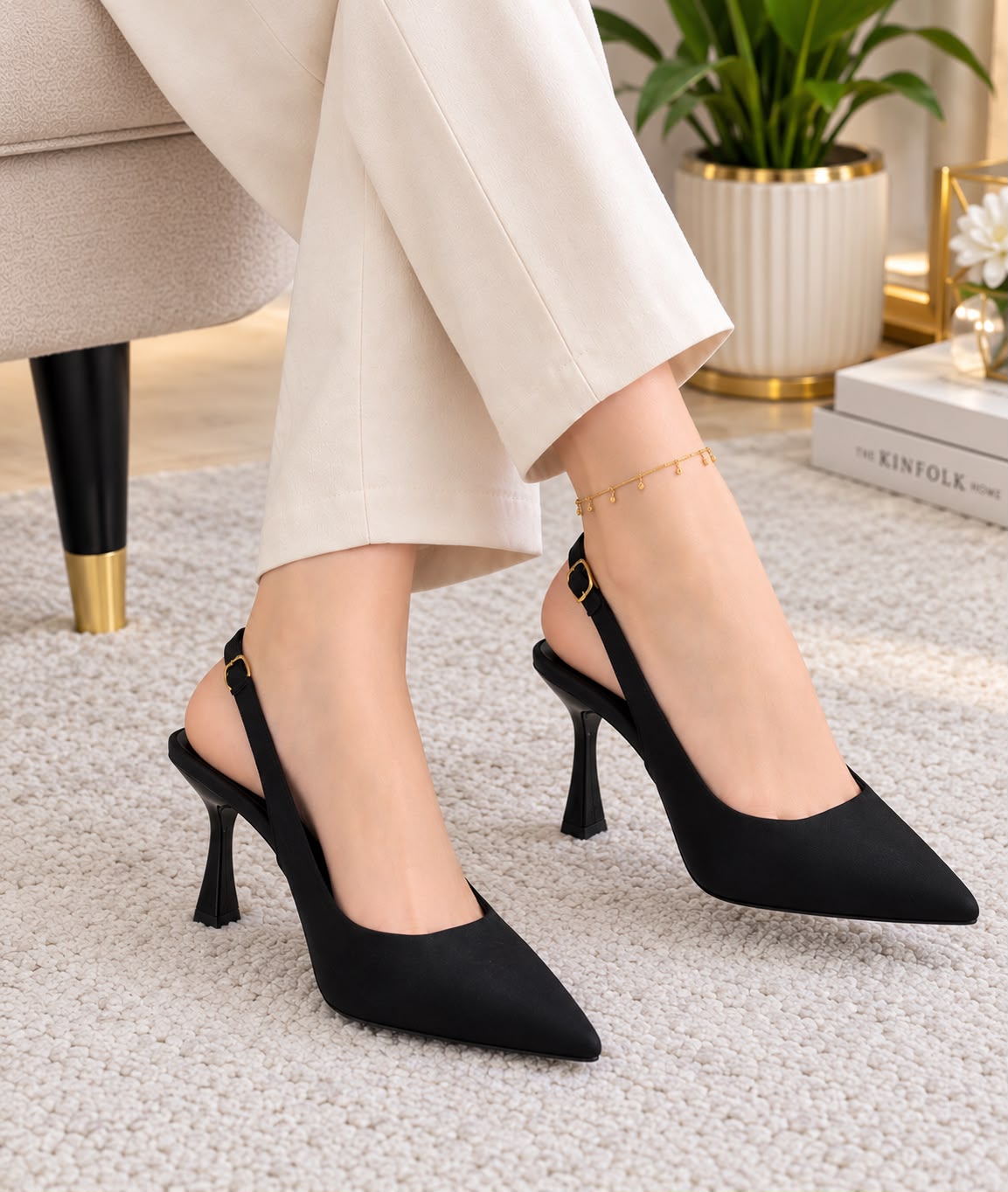 Amour Shoes AD180 Black