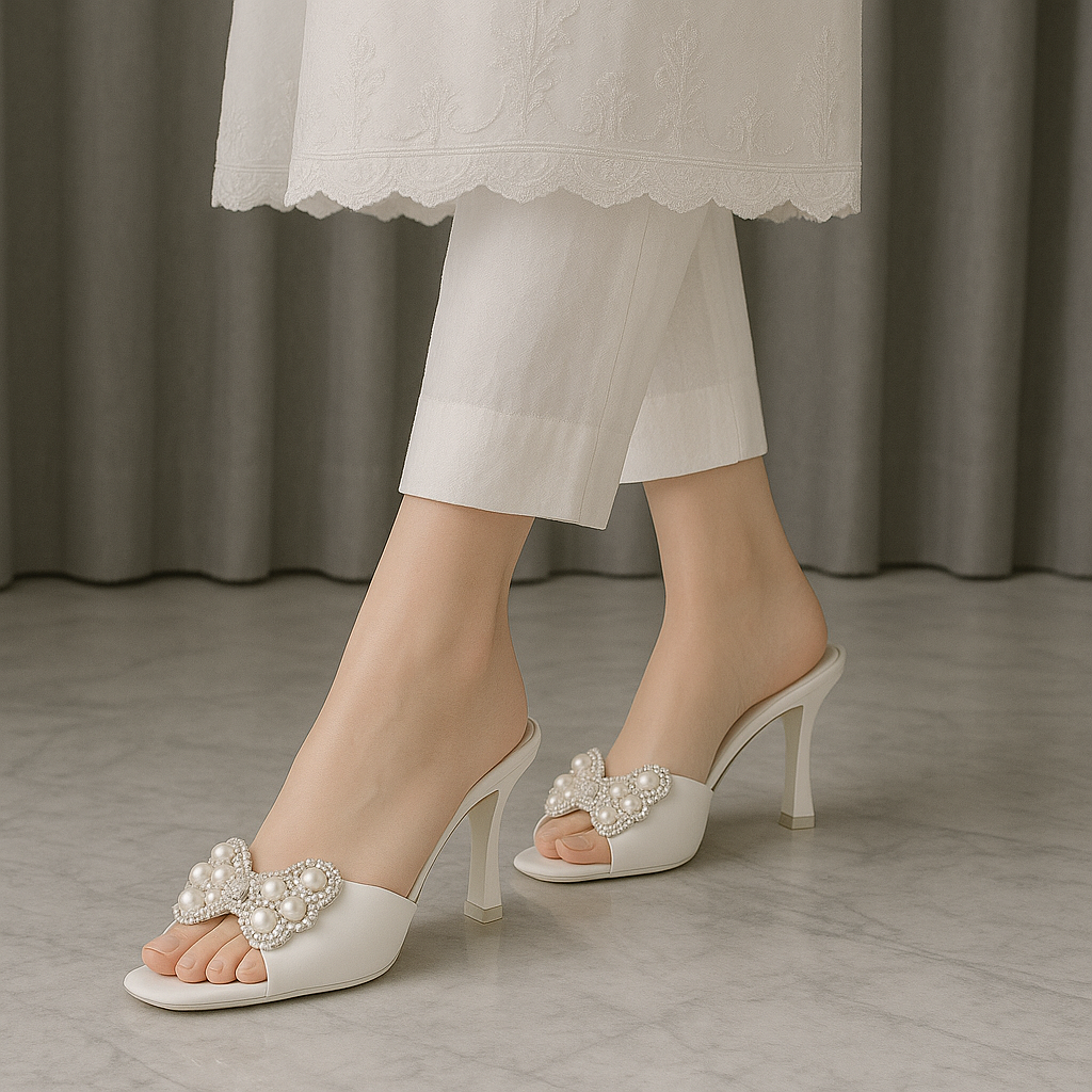 Amour 3 Inch Heels AD5 White