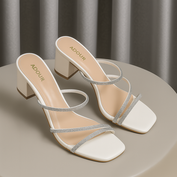 Amour Heels 2 Inch AD7 White